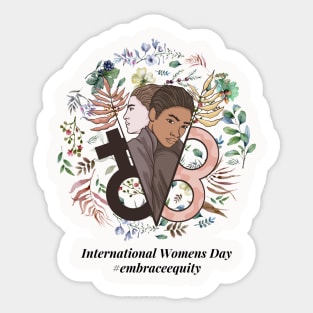 embrace equity international women's day 2023 Sticker